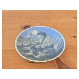 - Santa Claws, A Purrfect Feast, Scaredy Cats, Easter Purrade, Not a Creature Was Purring Porsgrund Collectible Plate - Troll Smoking a Pipe Under the Moon (Norway) with Plate Hanger