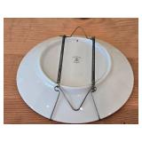 - Santa Claws, A Purrfect Feast, Scaredy Cats, Easter Purrade, Not a Creature Was Purring Porsgrund Collectible Plate - Troll Smoking a Pipe Under the Moon (Norway) with Plate Hanger