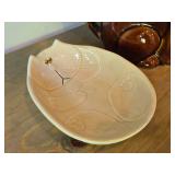 Ceramic Cat Tea Pot + Cat Nap Trinket Dish by Fritz & Floyd