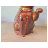 Ceramic Cat Tea Pot + Cat Nap Trinket Dish by Fritz & Floyd