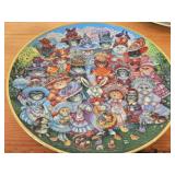 Lot of (5) by Bill Bell Cat theme Collector Plates