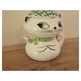 1959 Holt Howard Cozy Kitten Cat Creamer & Sugar Bowl Stacking Set