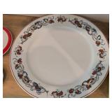 Porsgrund Bowl, Plate and Saucers (Norway)