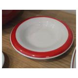 Porsgrund Bowl, Plate and Saucers (Norway)