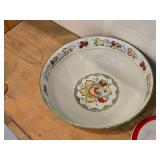 Porsgrund Bowl, Plate and Saucers (Norway)