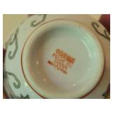 Vintage Chinese Porcelain Tea Cup and Lid with Saucer