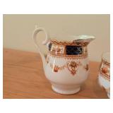 (2) Royal York Bine China Creamer and Sugar Bowl + (2) Royal Grafton Bone China Creamer and Sugar Bowl