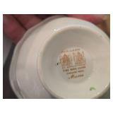 Tea Cups (x5) and Saucers (x4)