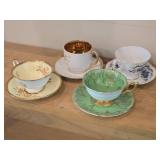 Tea Cup and Saucer Set of 4