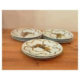Lot of (8) Neiman Marcus Porcelain Plates 8 1/4"