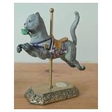 Vintage Willitts Designs Tobin Fraley Carousel Cat Figurine
