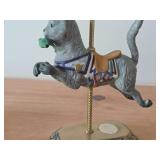 Vintage Willitts Designs Tobin Fraley Carousel Cat Figurine