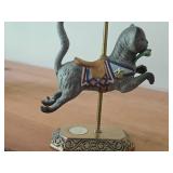 Vintage Willitts Designs Tobin Fraley Carousel Cat Figurine