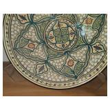Decorative Pottery Bowl with Display