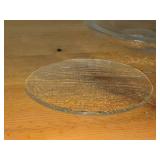 Lot of (3) Glass Bowl and (2) Glass Plates/Trays