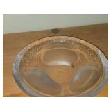 Lot of (3) Glass Bowl and (2) Glass Plates/Trays