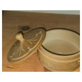 Handcarved Wooden Lidded Box 4-1/2"