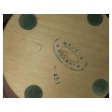 Handcarved Wooden Lidded Box 4-1/2"