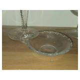 Lot of (4) Candy Dishes - Pedestal (x2) and Bowls (x2)