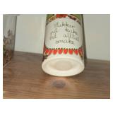 Lot of (3) Figgio Flint Dishwares - Powder Sugar Shaker, Lidded Jar, Lidded Butter Dish/ Storage Box | Turi Design | Norway