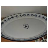 Lot of (5) Metal Serving Trays (assorted)