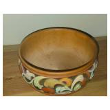 Norwegian Rosemaling Handcarved Bowl