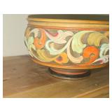 Norwegian Rosemaling Handcarved Bowl