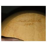 Hand-turned Spalted Beech Wood Lidded Round Storage Box