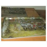 Melanine Serving Trays (x5) + Melanine Plates 6" (x4)