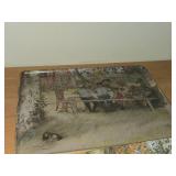 Melanine Serving Trays (x5) + Melanine Plates 6" (x4)