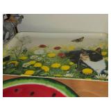 Lot of (8) Melanine Serving Trays