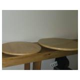 Lot of (2) Lazy Susan Turntables
