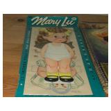 Vintage Magazines (x7) + Mary Lu Doll with Real Hair