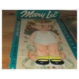 Vintage Magazines (x7) + Mary Lu Doll with Real Hair