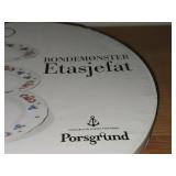 Porsgrund Porcelain 3-tier Serving Tray (Norway)