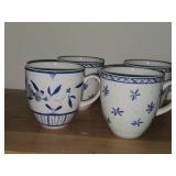 Porgrund Porcelain (Norway) - (9) Bowls and (4) Mugs