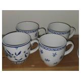 Porgrund Porcelain (Norway) - (9) Bowls and (4) Mugs