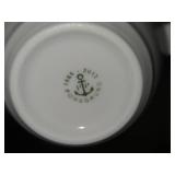 Porgrund Porcelain (Norway) - (9) Bowls and (4) Mugs