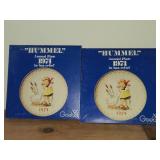 Lot of (2) 1974 Hummel Annual Plate by Goebel (in original packaging)