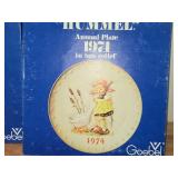 Lot of (2) 1974 Hummel Annual Plate by Goebel (in original packaging)