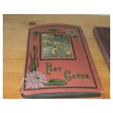 Lot of (2) Vintage Post Card Albums
