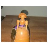 Wood Lady Figure Perfume Bottle