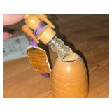 Wood Lady Figure Perfume Bottle