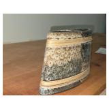 Double Wedge Ceramic Pottery Art Vase