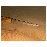 Handcarved Wood Letter Opener | Signed Alaska Whimsical Whittler 1996