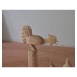 Handcarved Wood Russian Folk Art