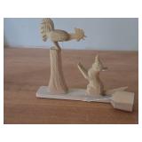Handcarved Wood Russian Folk Art