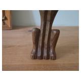 Handcarved Teak Wood Siamese Cat Figure (Taiwan)