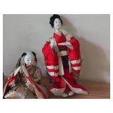 Lot of (3) Hina Dolls