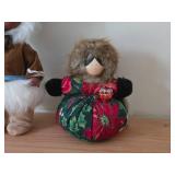 Lot of (2) Collectible Dolls - Eskimo + Sand-Filled Eskimo